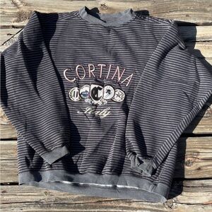 Striped Gray Sweater